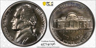 1952 5C Re-Engraved Obv Design FS-403 PR67