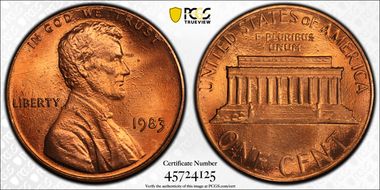1983 1C DDO, FS-102 MS66RD