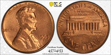 1963-D 1C DDO, FS-101 MS64+ RD