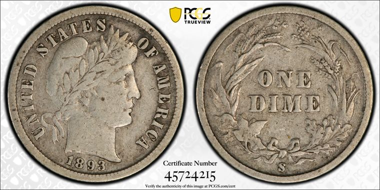 Cert 45724215 - Coin Image