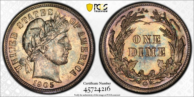 Cert 45724216 - Coin Image