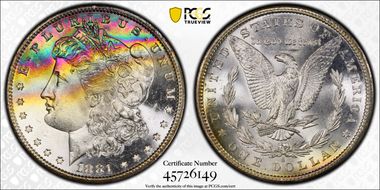 1881-S $1 MS66+