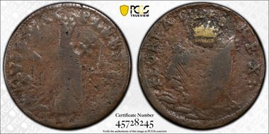 1670s NJ 1/4P Saint Patrick, Martin 3i.1-Fc.12 VG8BN