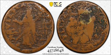 1670s NJ 1/4P Saint Patrick, Martin 7a.1-Dc.2 G6BN
