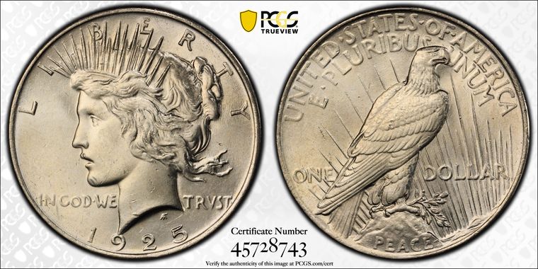 Cert 45728743 - Coin Image