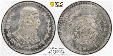 1960-Mo Peso KM-459 MS66