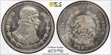 1960-Mo Peso KM-459 MS66