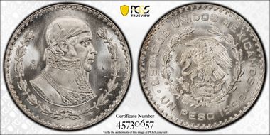 1960-Mo Peso KM-459 MS66