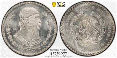 1961-Mo Peso KM-459 MS66