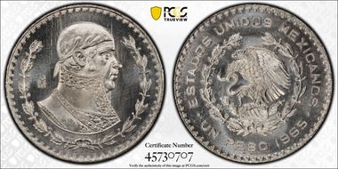 1965-Mo Peso KM-459 MS67