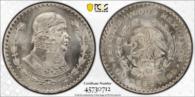 1965-Mo Peso KM-459 MS66