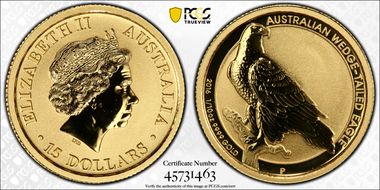 2016-P $15 Wedge-Tailed Eagle MS69