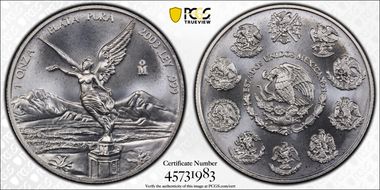 2003-Mo Onza Libertad Ag MS68