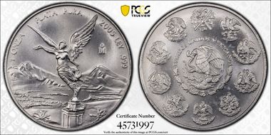 2005-Mo Onza Libertad Ag MS67