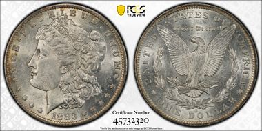 1883-O $1 AU58