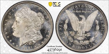 1891-S $1 MS63PL