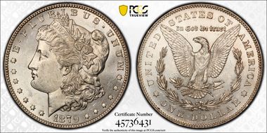 1879-S $1 Reverse of 1878 AU58+