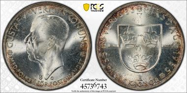 1935-G 5 Kr Riksdag MS66