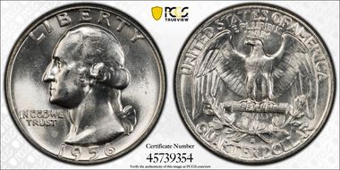 1956-D 25C RPM FS-501 MS65