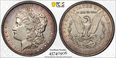 1878 7TF $1 Reverse of 1879 N1