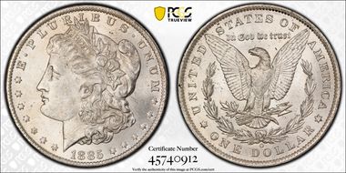 1885-O $1 MS62