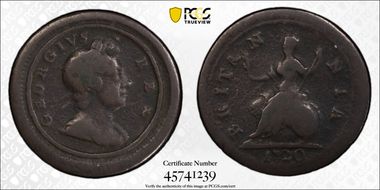 1720 1/4D S-3662 Sm Letters PE N1BN