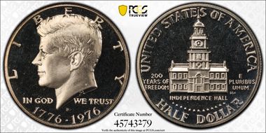 1976-S 50C Clad PR67CAM