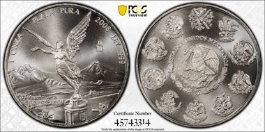 2008-Mo Onza Libertad Ag MS68