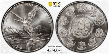 2008-Mo Onza Libertad Ag MS69