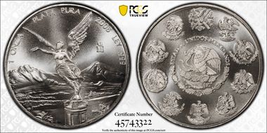 2008-Mo Onza Libertad Ag MS69
