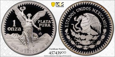 1988-Mo Onza Libertad Ag PR69DCAM