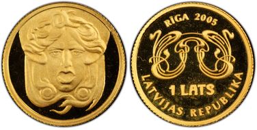 2005 Lats Art Nouveau PR68DCAM