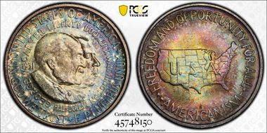 1951-S 50C Washington-Carver MS67