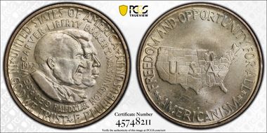 1952-D 50C Washington-Carver MS66