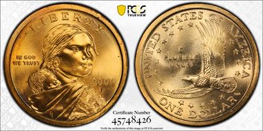 2000-P SAC$1 MS67