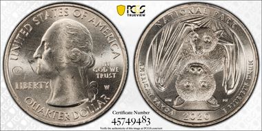 2020-W 25C American Samoa NP V75 MS65