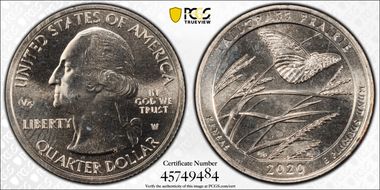 2020-W 25C Tallgrass Prairie NP V75 MS64