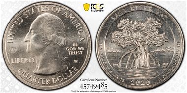 2020-W 25C Salt River Bay NP V75 MS65