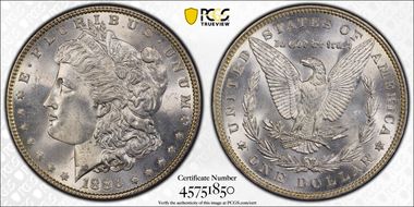 1886 $1 MS64