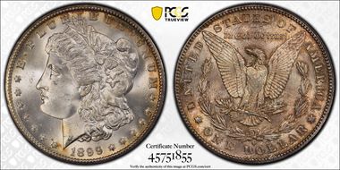 1899-O $1 MS65