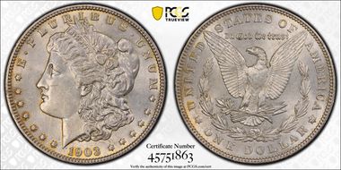 1903 $1 MS62