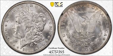 1882-CC $1 GSA Hoard MS62