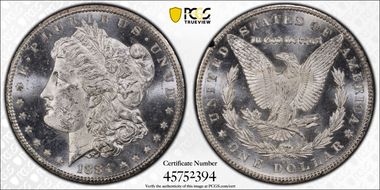 1884-CC $1 GSA Hoard MS62PL