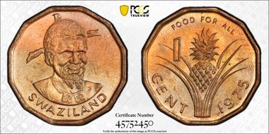 1975 1C F.A.O. MS65RB