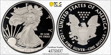 2018-W $1 Silver Eagle PR69DCAM