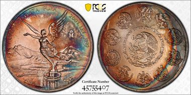 2001-Mo Onza Libertad Ag MS68