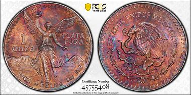 1985-Mo Onza Libertad Ag N1