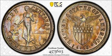 1915-S/S 10C Allen-8.11a XF45