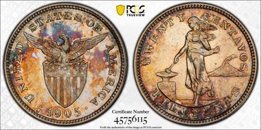 1905-S/S 20C Allen-10.06a RP 1 AU53