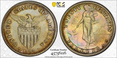 1908-S/S 20C Allen-11.04a AU55